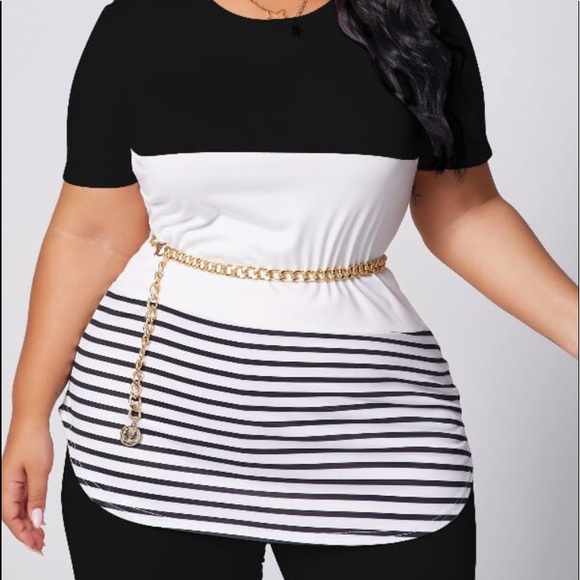 White & black short set - Picture 3 of 6